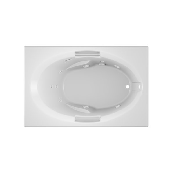 JACUZZI® Nova™ 60'' x 36'' Whirlpool Acrylic Bathtub Wayfair Canada